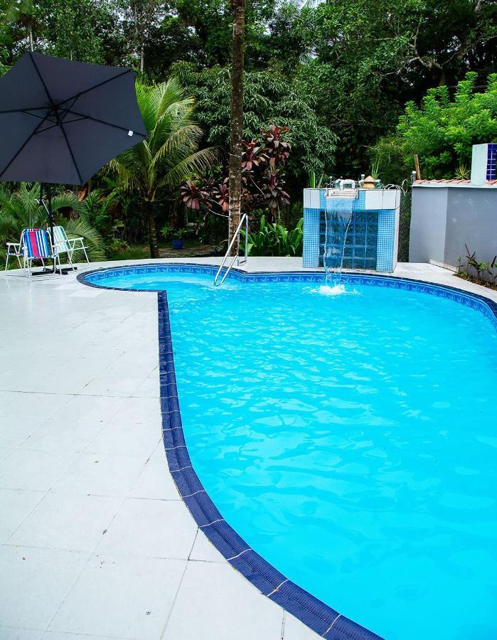 Linda Casa Com Lazer A 500M Da Praia Guaratuba Sp Bertioga Bagian luar foto